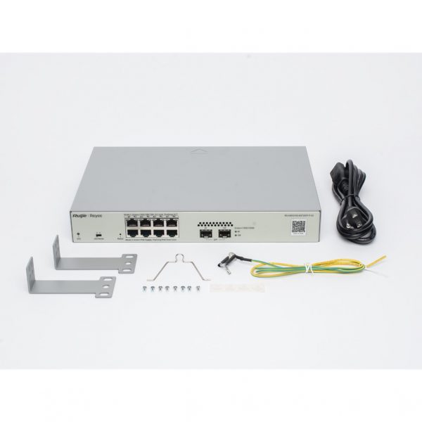 Switch Administrable PoE Capa 2 con 8 puertos Gigabit PoE 802.3 af/at + 2 SFP para fibra 1Gb, gestión gratuita desde la nube, 125w - Imagen 4