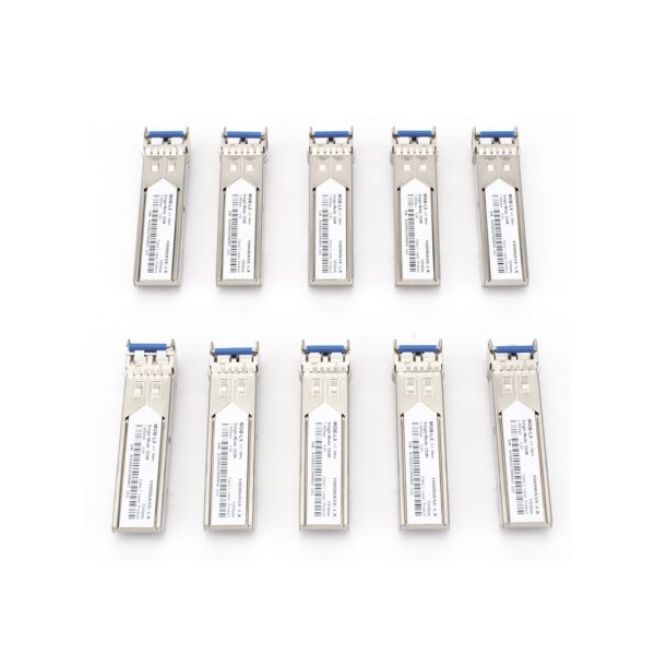 Paquete de 10 Piezas del Transceptor Industrial mini-Gbic SFP 1G LC TX:1310nm Para Fibra Mono Modo 20 Km - Imagen 2