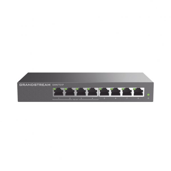Switch PoE+ Gigabit No Administrable / 8 puertos 10/100/1000 Mbps / 4 puertos PoE+ / hasta 60W