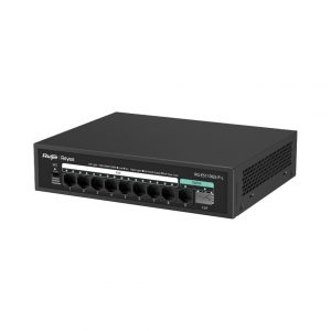 Switch PoE hasta 120W, no administrable, con 10 puertos 10/100/1000 Mbps Monitorearle en la Nube