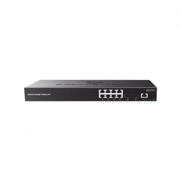 Switch PoE+ Gigabit Administrable / 8 puertos 10/100/1000 Mbps + 2 Puertos SFP Uplink / Hasta 120W / Compatible con GWN Cloud.