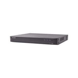 DVR 8 Canales TURBOHD + 8 Canales IP / 8 megapíxel (4K) / Audio por Coaxitron / ACUSENSE / Reconocimiento Facial / 1 Bahía de Disco Duro / Salida de Video en 4K / H.265+