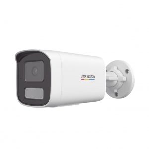 [Dual Light + ColorVu] Bala IP 6 Megapixel / Lente 4 mm / 50 mts IR + 50 mts Luz Blanca / Micrófono Integrado / ACUSENSE Lite / Exterior IP67 / WDR 120 dB / PoE / Micro SD