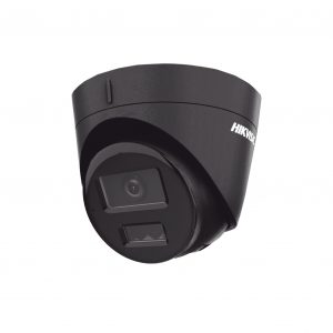 [Dual Light] Turret IP 4 megapíxel / Color Negro / Lente 2.8 mm / 30 mts IR + 30 mts Luz Blanca / Micrófono Integrado / ACUSENSE Lite / Exterior IP67 / H.265 / PoE / ONVIF / Micro SD