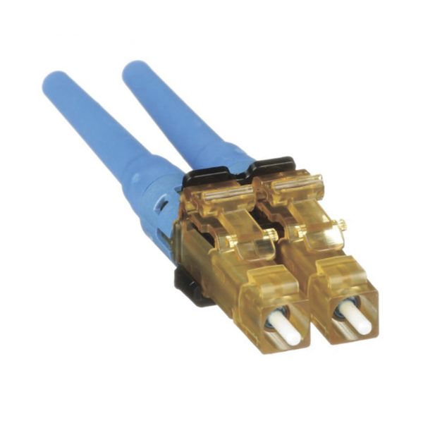 Conector de Fibra Óptica LC Duplex OptiCam, Monomodo 9/125 OS2, Pre-pulido, Color Azul - Imagen 3