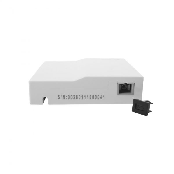 Caja Terminal de Fibra Óptica (Roseta) con un Acoplador SC/APC, color Blanco - Imagen 4