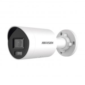 [Dual Light + ColorVu] Bala IP 4 Megapíxel / Lente 2.8 mm / 40 mts IR + 40 mts Luz Blanca / micrófono Integrado / Exterior IP67 / WDR 130 dB / Video analíticos (Filtro de Falsas Alarmas) / Captura Facial / PoE / ACUSEARCH