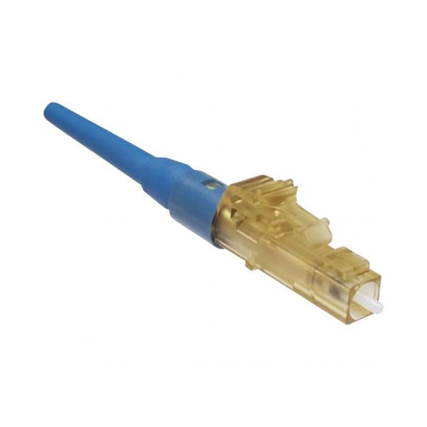 Conector de Fibra Óptica LC Simplex OptiCam, Monomodo 9/125 OS2, Pre-pulido, Color Azul - Imagen 3