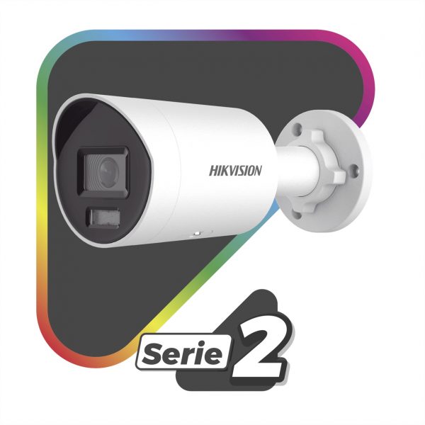 [Dual Light + ColorVu] Bala IP 4 Megapíxel / Lente 2.8 mm / 40 mts IR + 40 mts Luz Blanca / micrófono Integrado / Exterior IP67 / WDR 130 dB / Video analíticos (Filtro de Falsas Alarmas) / Captura Facial / PoE / ACUSEARCH - Imagen 2