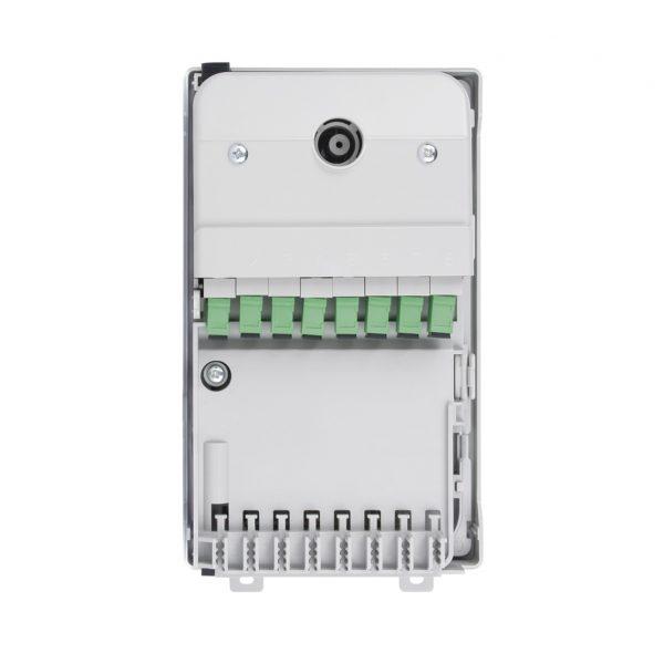 Caja Terminal de Fibra Óptica para instalación en interior, montaje en pared, 8 acopladores SC/APC monomodo, hasta 24 empalmes - Imagen 2