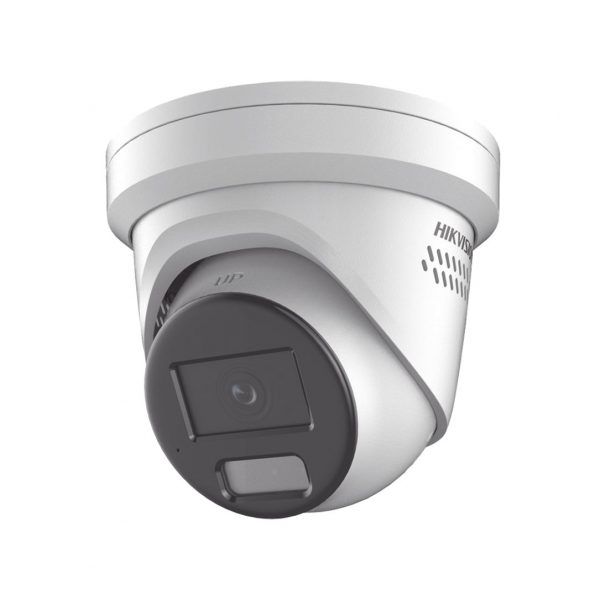 [Dual Light + ColorVu] Turret IP 8 Megapixel / Lente 2.8 mm / 40 mts IR + 40 mts Luz Blanca / Exterior IP67 / Luz Intermitente y Alerta de Audio / Micrófono Integrado / Videoanaliticos (Filtro de Falsas Alarmas) / ACUSEARCH