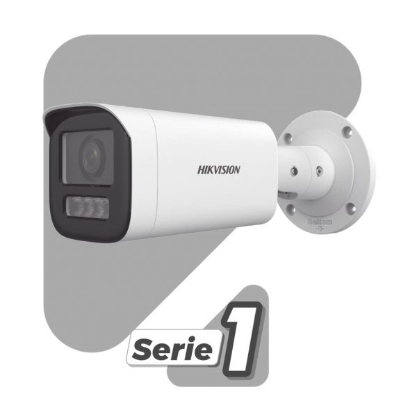 Bala IP 4 Megapíxel / Lente Motorizado 2.8 a 12 mm / Dual Light (50 mts IR + 50 mts Luz Blanca) / ACUSENSE Lite / Microfono Integrado / Exterior IP67 / WDR 120 dB / PoE / Micro SD - Imagen 2
