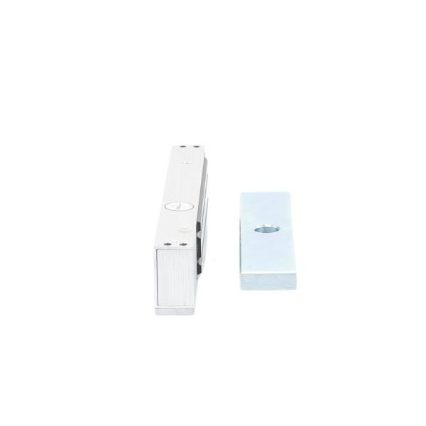 Chapa Magnética de 617 Lbs (280 Kg) / Montaje en Puerta Normal o de Vidrio / Certificado CE / Uso en Interior / Indicador LED / Magnetismo Anti-residual - Imagen 4