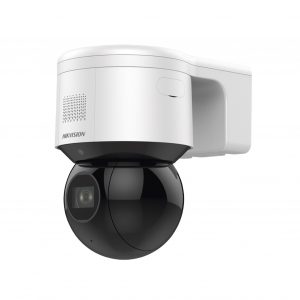 Domo PTZ IP 4 Megapíxel / 4X Zoom Óptico / 50 mts IR EXIR / Luz Estroboscópica / Sirena Integrada / WDR 120 dB / PoE+ / IP66 / Ultra Baja Iluminación / Micrófono y Bocina Interconstruido / Micro SD