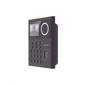 Terminal Min Moe WiFi con Batería de Respaldo / Administrable por Smartphone o Nube / Acceso y Asistencia / Huella, Facial y Tarjetas MIFARE / 500 rostros y 1,000 Huellas y Tarjetas / Detección de Cubrebocas / HikConnect / HIK-IA