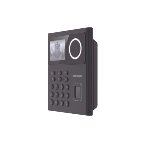 Terminal Min Moe WiFi con Batería de Respaldo / Administrable por Smartphone o Nube / Acceso y Asistencia / Huella, Facial y Tarjetas MIFARE / 500 rostros y 1,000 Huellas y Tarjetas / Detección de Cubrebocas / HikConnect / HIK-IA