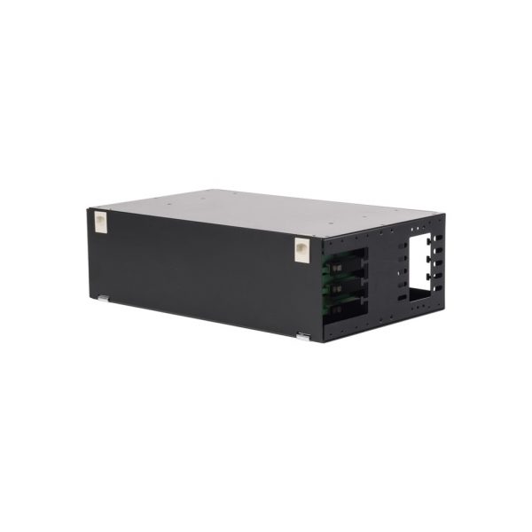 Distribuidor de Fibra Óptica con bandejas deslizables, vacío, 19in, acepta 48 adaptadores "LC Duplex" o "LC Simplex" o 48 "SC" Simplex, 3U - Imagen 3