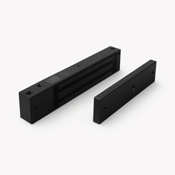 Chapa magnética 600 lbs con LED Ultra-brillante Color negro / Libre de Magnetismo Residual / Sensor de estado de la placa