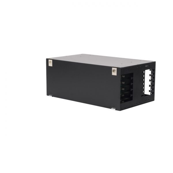 Distribuidor de Fibra Óptica con bandejas deslizables, vacío, 19in, acepta 72 adaptadores "LC Duplex" o "LC Simplex" o 72 "SC" Simplex, 4U - Imagen 4