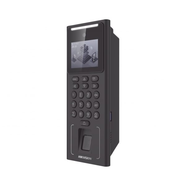 Terminal Facial Min Moe WiFi con Batería de Respaldo / Administrable por Smartphone o Nube / Acceso y Asistencia / 500 Rostros y Lector de Tarjetas PROX EM / 3,000 Huellas / 3,000 Tarjetas / HIK-IA