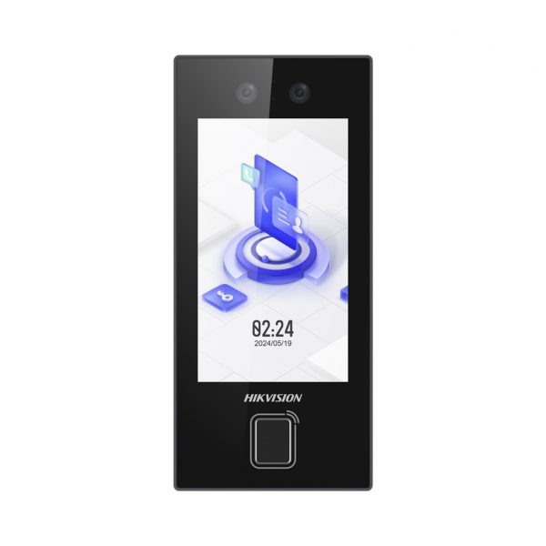 Terminal Facial Min Moe con LECTOR DE HUELLAS y Tarjetas PROX EM / 3000 Rostros / 3000 Huellas / Pantalla 4.5" / Administrable en la Nube con HikConnect Teams / Exterior IP65 / PoE / WiFi / HIK-IA - Imagen 2