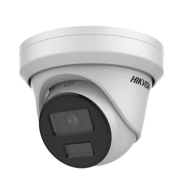 Turret IP 6 Megapíxel / Lente 2.8 mm / 40 mts IR / Exterior IP67 / Micrófono Integrado / DARKFHGITER / PoE / Alarmas y Audio I/O / ONVIF / Micro SD / 4 Analíticos: AcuSense, Deteccion Facial, Conteo de Personas por Cruce y Zona