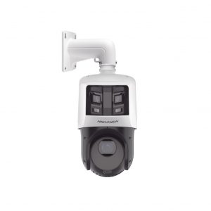 [TandemVu] Domo PTZ IP 4 Megapíxel con Cámara Panorámica 6 Megapixel / 25X Zoom / 100 mts IR / IP66 / WDR / PoE+ / Entrada-Salida de Audio y Alarma / Ultra Baja Iluminación / Micro SD