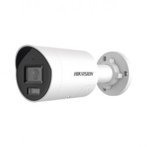 [Dual Light + ColorVu 3.0 + HikAI] Bala IP 8 Megapíxel / Lente 2.8 mm / 40 mts IR + Luz Blanca / 2 Micrófonos Integrados / Exterior IP67 / Estrobo Azul y Rojo / WDR 130 dB / ACUSENSE 3.0 / Metal / NEMA 4X / ACUSEARCH