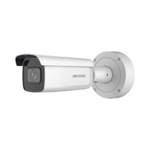 Bala IP 4 megapíxel / Lente Mot. 7 a 35 mm / 80 mts IR EXIR / Exterior IP67 / IK10 / WDR 120 dB / PoE + / MicroSD / 4 Analíticos: AcuSense, Detección Facial, Conteo de Personas por Cruce y Zona