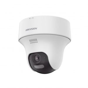 Turret PT IP 4 Megapíxel / Lente 2.8 mm / Dual Light (20 mts IR + 15 mts Luz Blanca) / Wi-Fi / IP54 / dWDR / H.265 / Audio Bidireccional (Micrófono y Bocina) / Micro SD