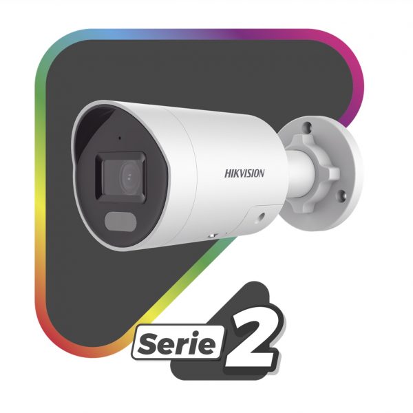 [Dual Light + ColorVu] Bala IP 8 Megapixel (4K) / Lente 2.8 mm / 40 mts IR + 40 mts Luz Blanca / Exterior IP67 / Luz Intermitente y Alerta de Audio / Micrófono Integrado / ACUSENSE (Filtro de Falsas Alarmas) / Metal / ACUSEARCH - Imagen 2