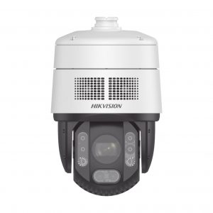 [ PROTECCIÓN ACTIVA] Domo PTZ IP 4 Megapíxel / 32X Zoom / 200 mts IR / Potente Alerta Audible y Luz Estroboscópica hasta 100 Metros / ACUSENSE / IP67 / IK10 / / Autoseguimiento 2.0 / Hi-PoE / DARKFIGHTER / Rapid Focus / Micro SD