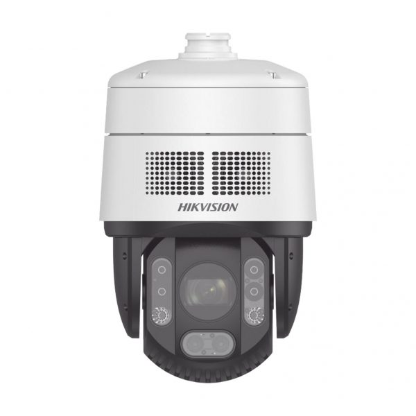 [ PROTECCIÓN ACTIVA] Domo PTZ IP 4 Megapíxel / 32X Zoom / 200 mts IR / Potente Alerta Audible y Luz Estroboscópica hasta 100 Metros / ACUSENSE / IP67 / IK10 / / Autoseguimiento 2.0 / Hi-PoE / DARKFIGHTER / Rapid Focus / Micro SD