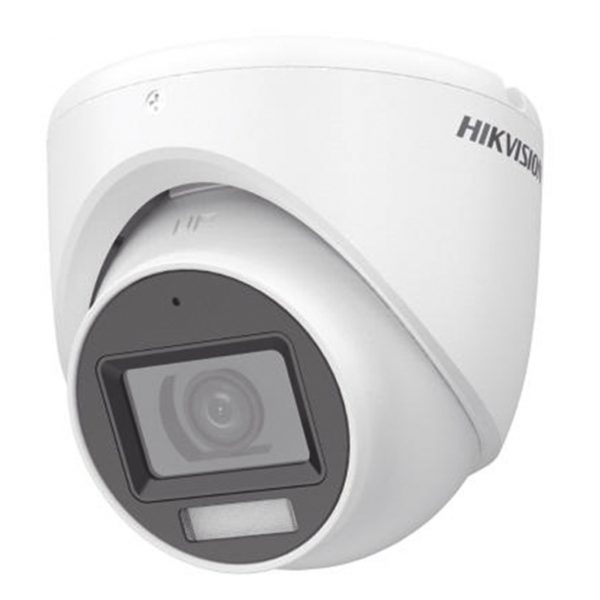 [Dual Light + ColorVu] Turret TURBOHD 2 Megapíxel (1080p) / Lente 2.8 mm / 30 mts IR + 20 mts Luz Blanca / Gran Angular 101° / Exterior IP67 / Micrófono Integrado / 4 Tecnologías / Metal