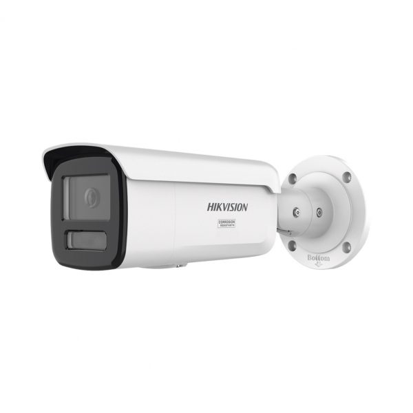 [Dual Light + ColorVu 3.0 + HikAI] Bala IP 6 Megapíxel / Lente 4 mm / 60 mts IR + Luz Blanca / Exterior IP67 / Estrobo Luz Blanca / WDR 130 dB / ACUSENSE 3.0 / Metal / NEMA 4X / ACUSEARCH