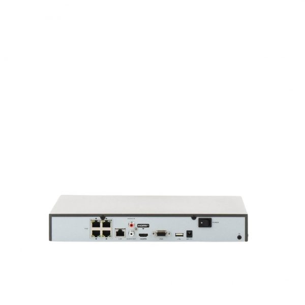 NVR 8 Megapíxel (4K) (Compatible con Cámaras ACUSENSE) / 4 canales IP / 4 Puertos PoE+ / 1 Bahía de Disco Duro / Salida de Vídeo en 4K / 300 Metros PoE Modo Extendido - Imagen 2