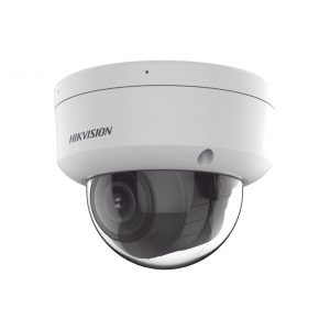 [Dual Light + 2 Micrófonos Integrados] Domo IP 6 Megapíxel / Lente Mot. 2.8 a 12 mm / 40 mts Luz Blanca + 40 mts IR / ACUSENSE / Exterior IP67 / IK10 / WDR 120 dB / PoE / ONVIF / Alarmas I/O / Micro SD / Metal / ACUSEARCH