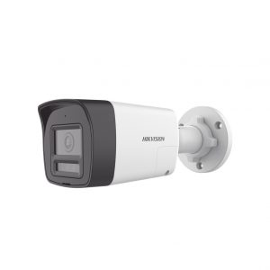 [Audio Bidireccional + Dual Light + ColorVu] Bala TURBOHD 2 Megapíxel (1080p) / Lente 2.8 mm / 30 mts IR EXIR + 20 mts Luz Blanca / Micrófono y Bocina Integrado / Exterior IP67 / Metal / dWDR