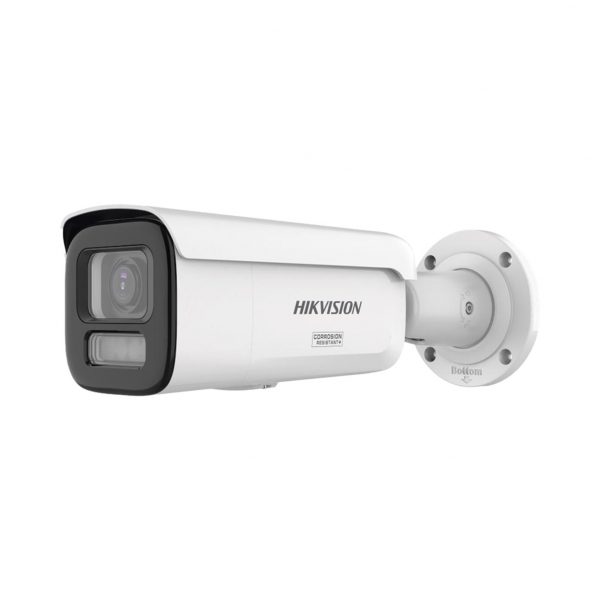 [Dual Light + ColorVu 3.0 + HikAI] Bala IP 6 Megapíxel / Lente Mot. 2.8 a 12 mm / 60 mts IR + Luz Blanca / Exterior IP67 / WDR 130 dB / ACUSENSE 3.0 / Metal / NEMA 4X / ACUSEARCH