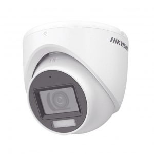 [Dual Light + ColorVu] Turret TURBOHD 3K (5 Megapíxel) / Lente 2.8 mm / 30 mts IR + 20 mts Luz Blanca / Gran Angular 104.9° / Exterior IP67 / Micrófono Integrado / dWDR / 4 Tecnologías / Metal