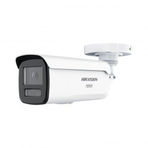 [Dual Light + ColorVu 3.0 + HikAI] Bala IP 6 Megapíxel / Lente 4 mm / 60 mts IR + Luz Blanca / Exterior IP67 / Estrobo Azul y Rojo / WDR 130 dB / ACUSENSE 3.0 / Metal / NEMA 4X / ACUSEARCH