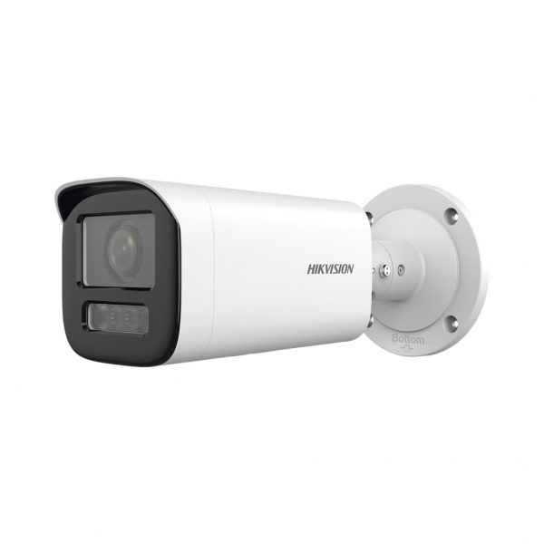 Bala IP 4 Megapíxel / Lente Motorizado 2.7 a 13.5 mm / Dual Light (50 mts IR + 50 mts Luz Blanca) / Exterior IP67 / WDR 120 dB / PoE / Micro SD