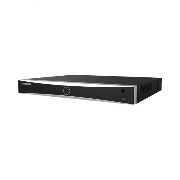 [Acusearch] NVR 12 Megapíxel (4K) / 16 canales IP / AcuSense (Evita Falsas Alarmas) / Reconocimiento Facial / 2 Bahías de Disco Duro / HDMI en 4K / Sin Puertos PoE+ / Alarmas I/O