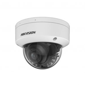 Domo IP 4 Megapíxel / Lente Motorizado 2.7 - 13.5 mm / Dual Light (40 mts IR + 40 mts Luz Blanca) / Exterior IP67 / WDR 130 dB / PoE + / AcuSense / MicroSD