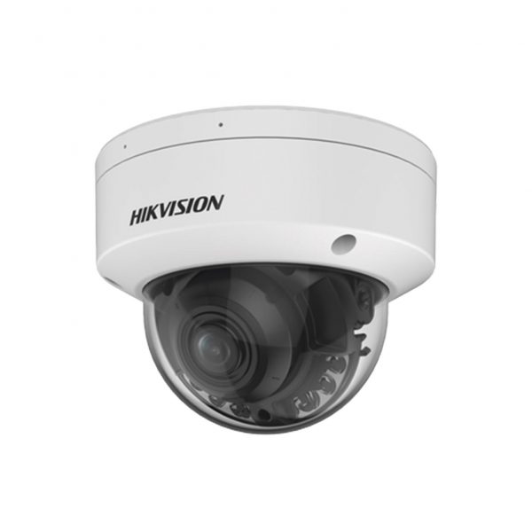 Domo IP 4 Megapíxel / Lente Motorizado 2.7 - 13.5 mm / Dual Light (40 mts IR + 40 mts Luz Blanca) / Exterior IP67 / WDR 130 dB / PoE + / AcuSense / MicroSD