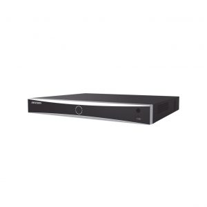 NVR 12 Megapíxel (4K) / 32 canales IP / 16 Puertos PoE+ / Reconocimiento Facial / AcuSense (Evita Falsas Alarmas) / 2 Bahías de Disco Duro / HDMI en 4K / Alarmas I/O / 300 Metros PoE Modo Extendido