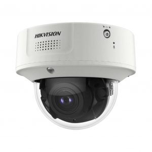 Domo IP 4 Megapíxel / Lente Mot. 2.8 a 12 mm 2 / 40 mts IR EXIR / 2 Analíticos simultáneos / DeepinView / 2 Micrófonos Integrados / IP67 / IK10 / H.265+ / WDR 150 dB / Captura Facial / Búsqueda por Atributos /
