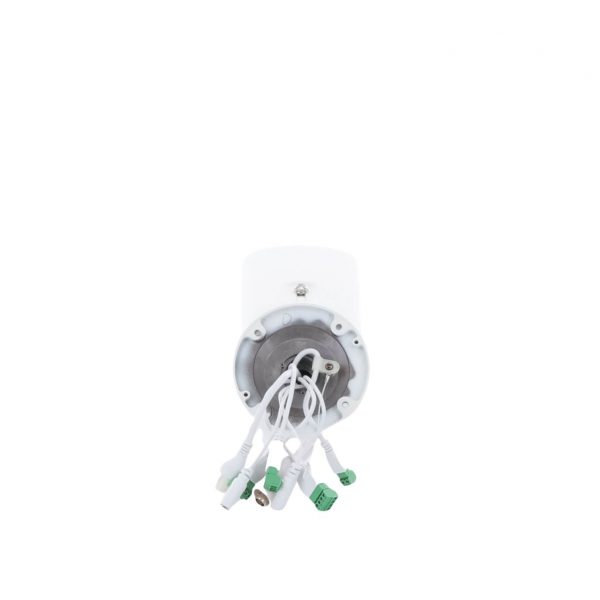 Bala IP Dual / Térmica 6.9 mm (256 x 192) / Óptico 6.4 mm (4 Megapíxel) / 30 mts IR / Exterior IP67 / PoE / Termométrica / Detección de Temperatura / Sirena y Luz Intermitente Integrada / Micro SD - Imagen 4