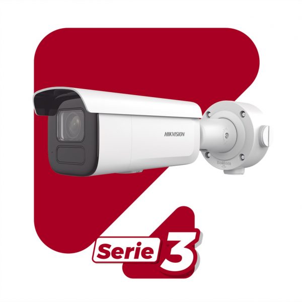 Bala IP 6 Megapíxel / Lente Mot. 2.7 a 13.5 mm / 60 mts IR EXIR / Exterior IP67 / IK10 / DARKFIGHTER / PoE+ / Micro SD / Audio y Alarmas I/O / 4 Analíticos: AcuSense, Detección Facial, Conteo de Personas por Cruce y Zona - Imagen 2