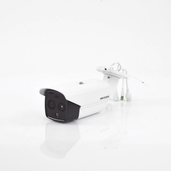 Bala IP Dual / Térmica 6.2 mm (160 x 120) / Óptico 8 mm (4 Megapíxel) / DETECCIÓN DE PERSONAS 182 m /40 mts IR / Exterior IP67 / PoE / Termométrica / Detección de Temperatura / Sirena y Luz Inte / Micro SD 32 GB Incluida - Imagen 4